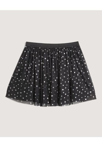 Falda  Infantil Niña Corto Color Negro Marca Ostu #90140026