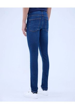 Jean Para Hombre Slim Color Azul Oscuro Marca Ostu #60160404
