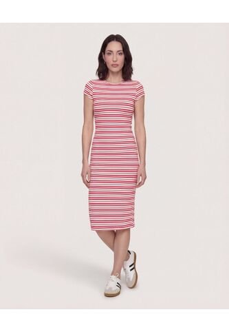 Vestido Largo Estampado  Para Mujer Rojo Ostu Ostu