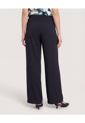 Pantalón Con Prenses  Para Mujer Negro Ostu