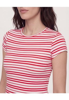 Vestido Largo Estampado  Para Mujer Rojo Ostu