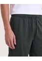 Bermuda Unicolor Con Cordón  Para Hombre Verde Ostu de Ostu
