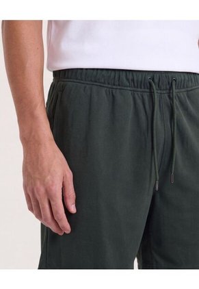 Bermuda Unicolor Con Cordón  Para Hombre Verde Ostu