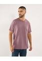 Camiseta Para Hombre Manga Corta Cuello Redondo Color Morado Marca Ostu #60091788 de Ostu