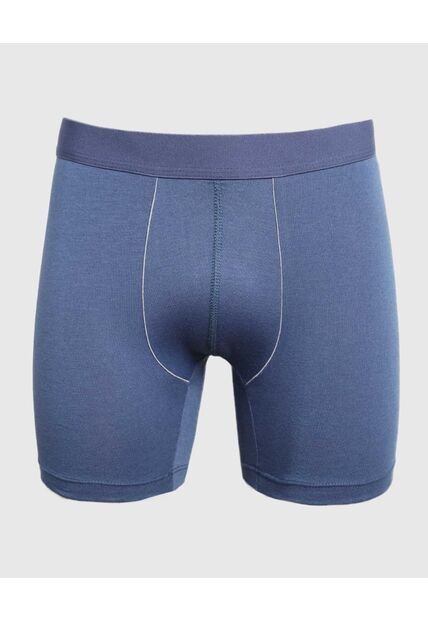 Pantaloncillo Para Hombre Boxer Filete Medio Algodón Color Azul Marca Ostu #60000507