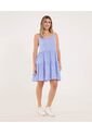 Vestido Para Mujer M/Sisa Medio Color Azul Marca Ostu #40170324 de Ostu
