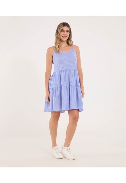 Vestido Para Mujer M/Sisa Medio Color Azul Marca Ostu #40170324