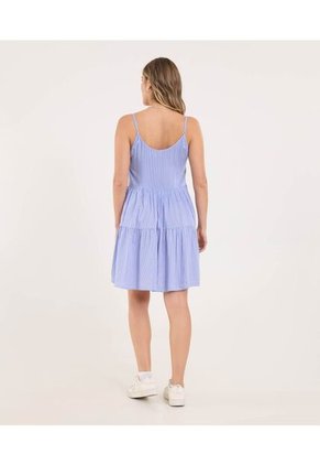 Vestido Para Mujer M/Sisa Medio Color Azul Marca Ostu #40170324