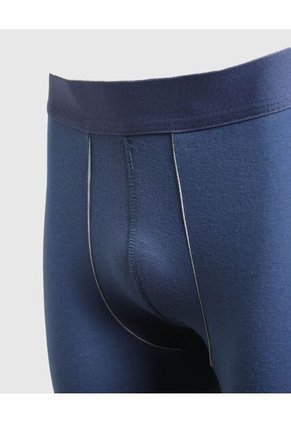 Pantaloncillo Para Hombre Boxer Filete Medio Algodón Color Azul Marca Ostu #60000507