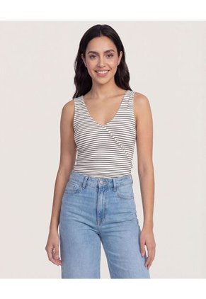 Body  Para Mujer Manga Sisa Color Azul Marca Ostu #40200223