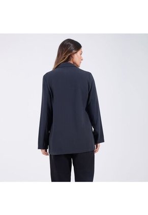 Blazer Para Mujer Blazer Color Negro Marca Ostu #40400011