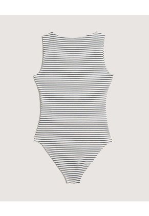 Body  Para Mujer Manga Sisa Color Azul Marca Ostu #40200223