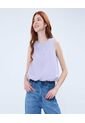 Blusa Para Mujer Manga Sisa Color Lila  Marca Ostu #40121074 de Ostu