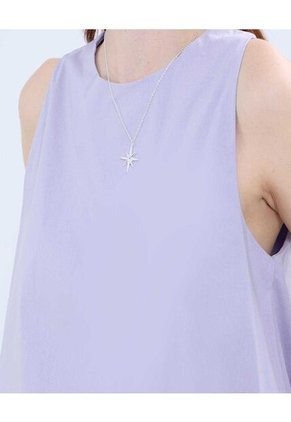 Blusa Para Mujer Manga Sisa Color Lila Marca Ostu #40121074