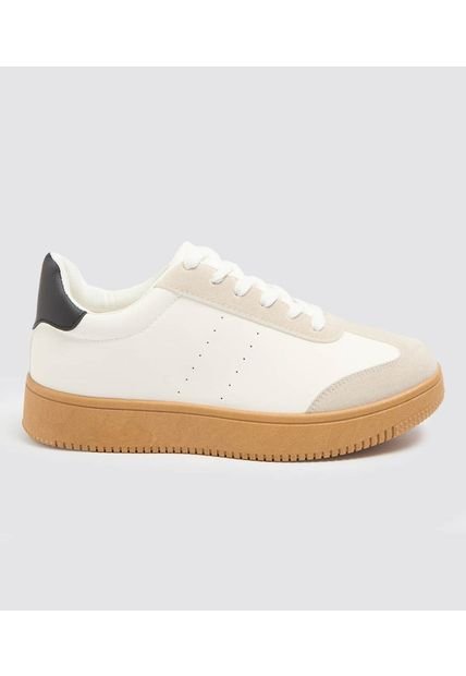 Tenis Para Mujer Casual Ostu Color Blanco #40720150