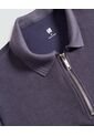Polo Para Hombre Cuello Tejido Sin Bolsillo Color Negro Marca Ostu #60110726 de Ostu