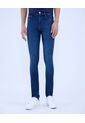 Jean Para Hombre Slim Color Azul Oscuro Marca Ostu #60160404 de Ostu