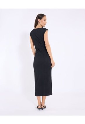 Vestido  Para Mujer M/Sisa Largo Color Negro Marca Ostu #40170375
