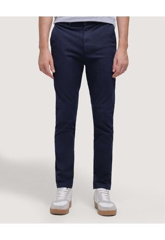 Pantalon Para Hombre Chino Color Azul Medio Marca Ostu #60070298 Ostu