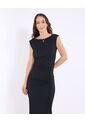 Vestido  Para Mujer M/Sisa Largo Color Negro Marca Ostu #40170375 de Ostu