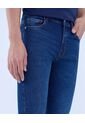 Jean Para Hombre Slim Color Azul Oscuro Marca Ostu #60160404 de Ostu