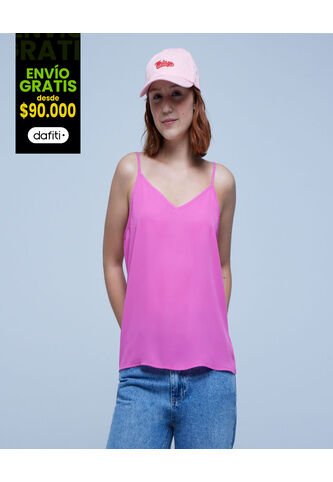 Blusa Para Mujer Manga Sisa Color Rosado  Marca Ostu #40120951 Ostu