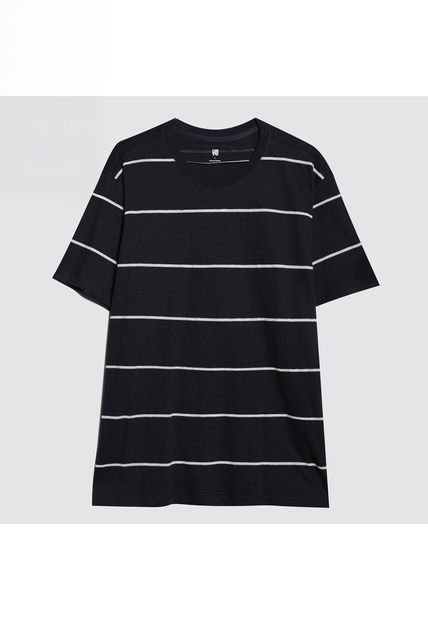 Camiseta Para Hombre Manga Corta Color Azul  Marca Ostu #60091200