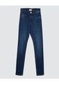 Jean Para Hombre Slim Color Azul Oscuro Marca Ostu #60160404 de Ostu