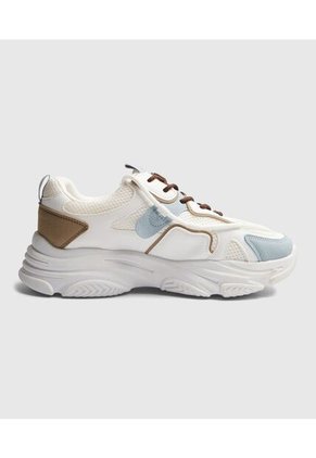 Tenis Para Mujer Chunky Color Blanco Marca Ostu #40720170