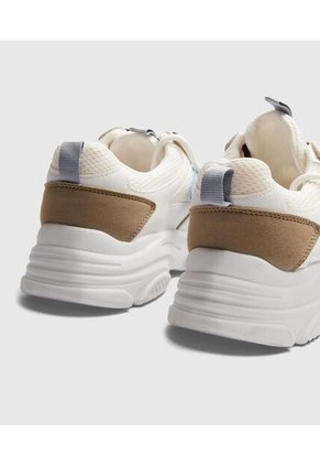 Tenis Para Mujer Chunky Color Blanco Marca Ostu #40720170
