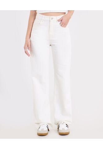 Jean  Para Mujer Straight Color Crudo Marca Ostu #40160634 Ostu