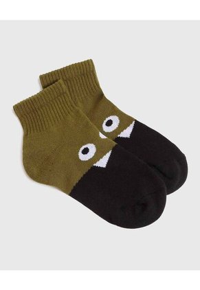 Medias Infantil Niño Tobillera Color Negro Marca Ostu #80980135