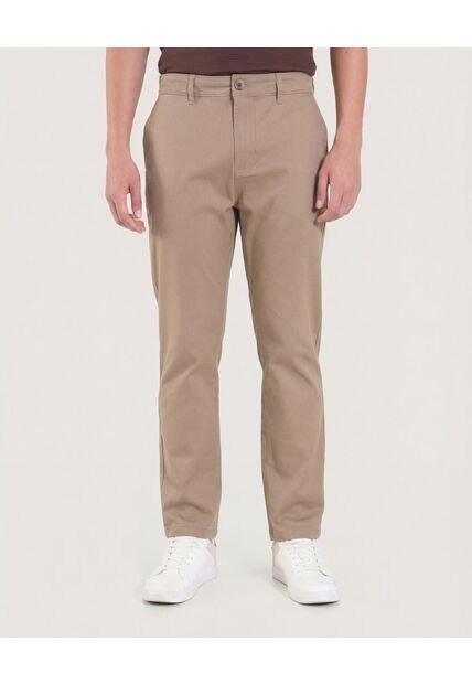 Pantalón  Para Hombre Chino Color Beige Marca Ostu #60070543