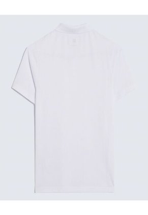 Polo Para Niño Manga Corta Color Blanco Marca Ostu #80110102