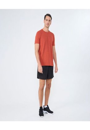 Camiseta Para Hombre Manga Corta Cuello Redondo Color Naranja Marca Ostu #60091510