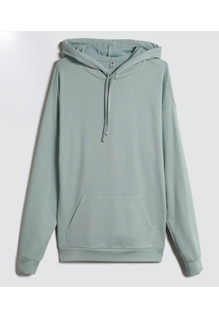 Buzo Para Mujer Hoodie Color Verde Claro Marca Ostu #40060372