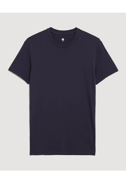 Camiseta  Para Hombre Manga Corta Cuello Redondo Color Azul Marca Ostu #60091651