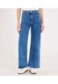 Jean Para Mujer Wide-Leg Color Azul Marca Ostu #40160631 de Ostu