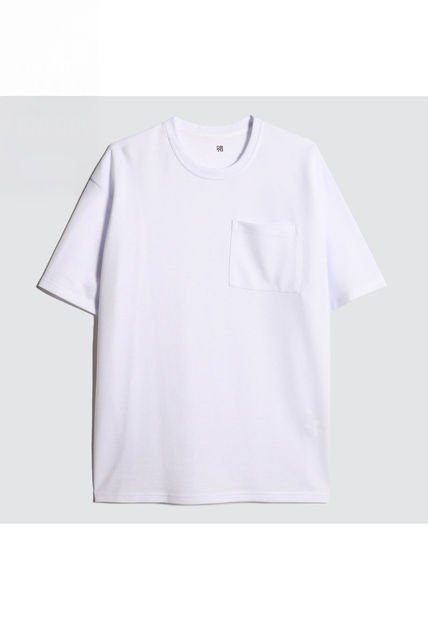 Camiseta Para Hombre Manga Corta Color Blanco Marca Ostu #60091186