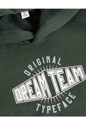 Buzo Infantil Niño Hoodie Color Verde Marca Ostu #80060162