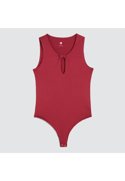 Body Para Mujer Manga Sisa Color Vino Marca Ostu #40200116