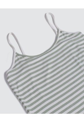 Top Para Mujer Top Color Verde  Marca Ostu #40220274