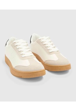 Tenis Para Mujer Casual Color Blanco Marca Ostu #40720150