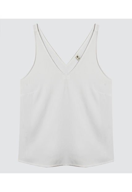 Blusa Para Mujer Manga Sisa Color Blanco Marca Ostu #40120937