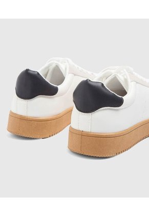 Tenis Para Mujer Casual Color Blanco Marca Ostu #40720150