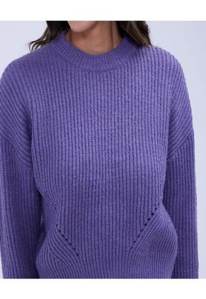 Saco Para Mujer Cuello Redondo Color Morado Marca Ostu #40330079