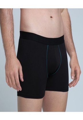 Boxer Para Hombre Filete Medio Algodón Color Negro Marca Ostu #60000413