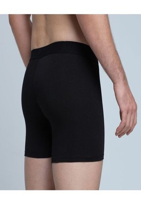 Boxer Para Hombre Filete Medio Algodón Color Negro Marca Ostu #60000413