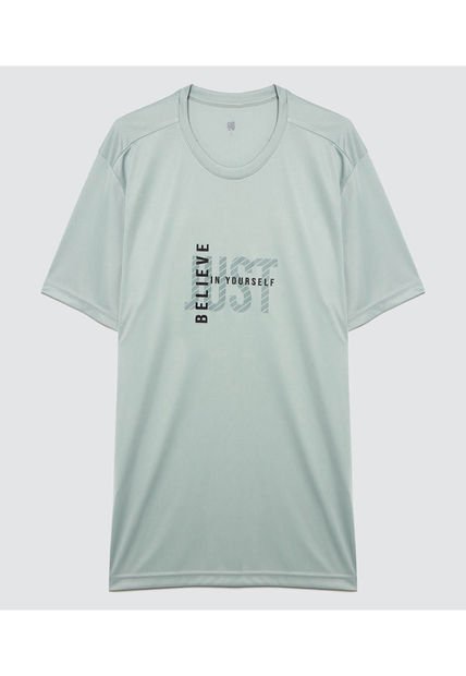 Camiseta Para Hombre Manga Corta Color Verde  Marca Ostu #60091292