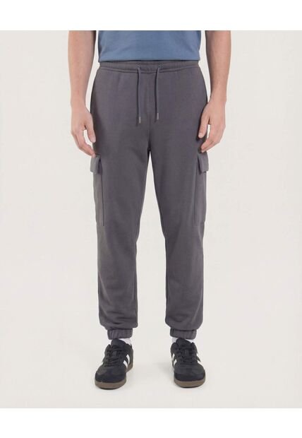 Pantalón  Para Hombre Jogger Color Gris Marca Ostu #60070532